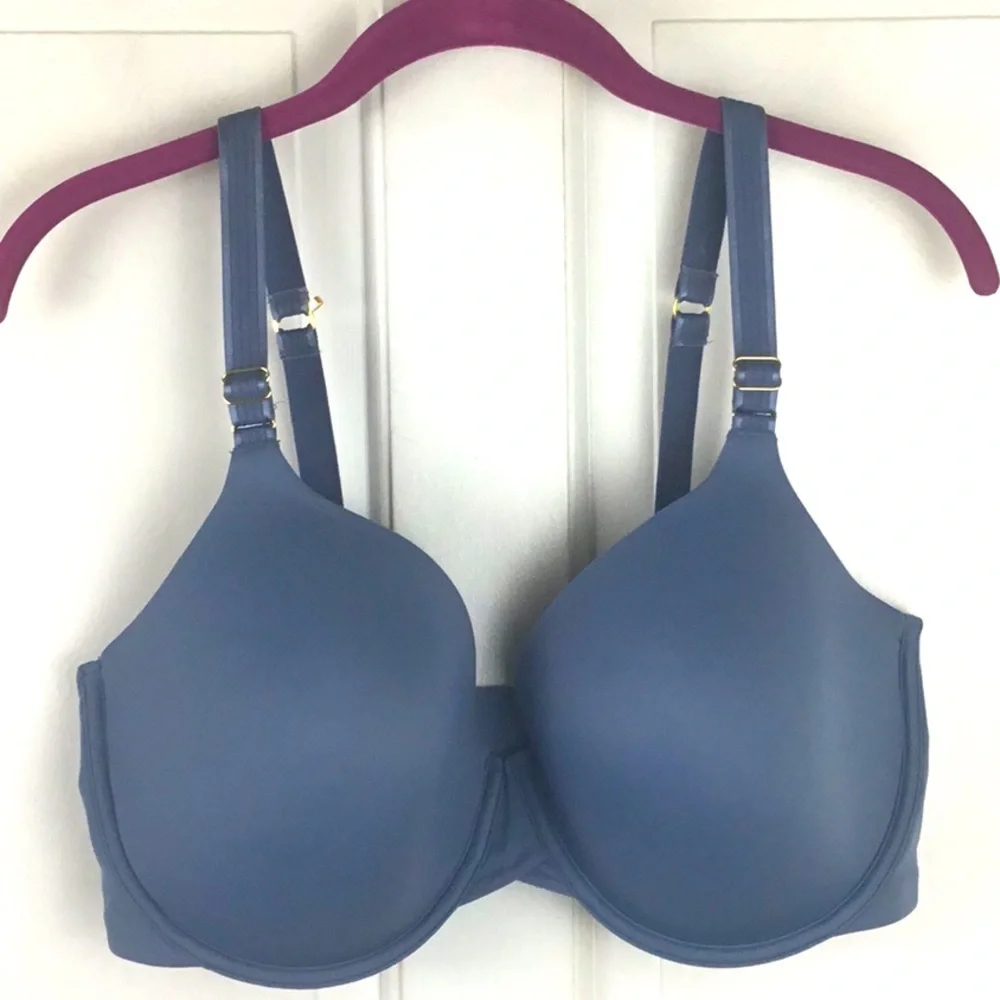 Joyspun Smoothing T-Shirt Bra Size 40DD Blue